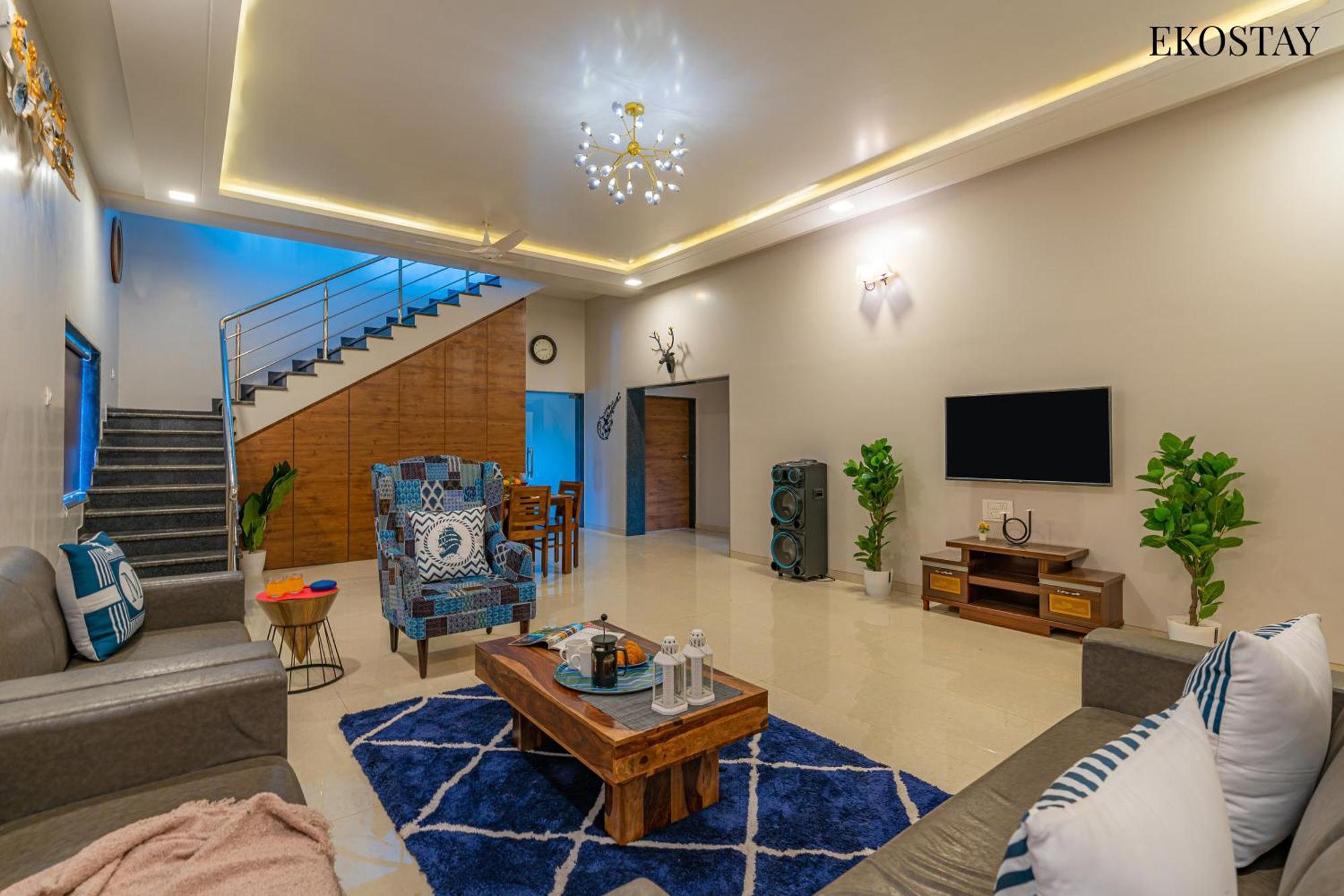 Ekostay Gold Palm Estate I Cricket Turf I Rain Dance I 2 Acre Property Karjat Exterior photo
