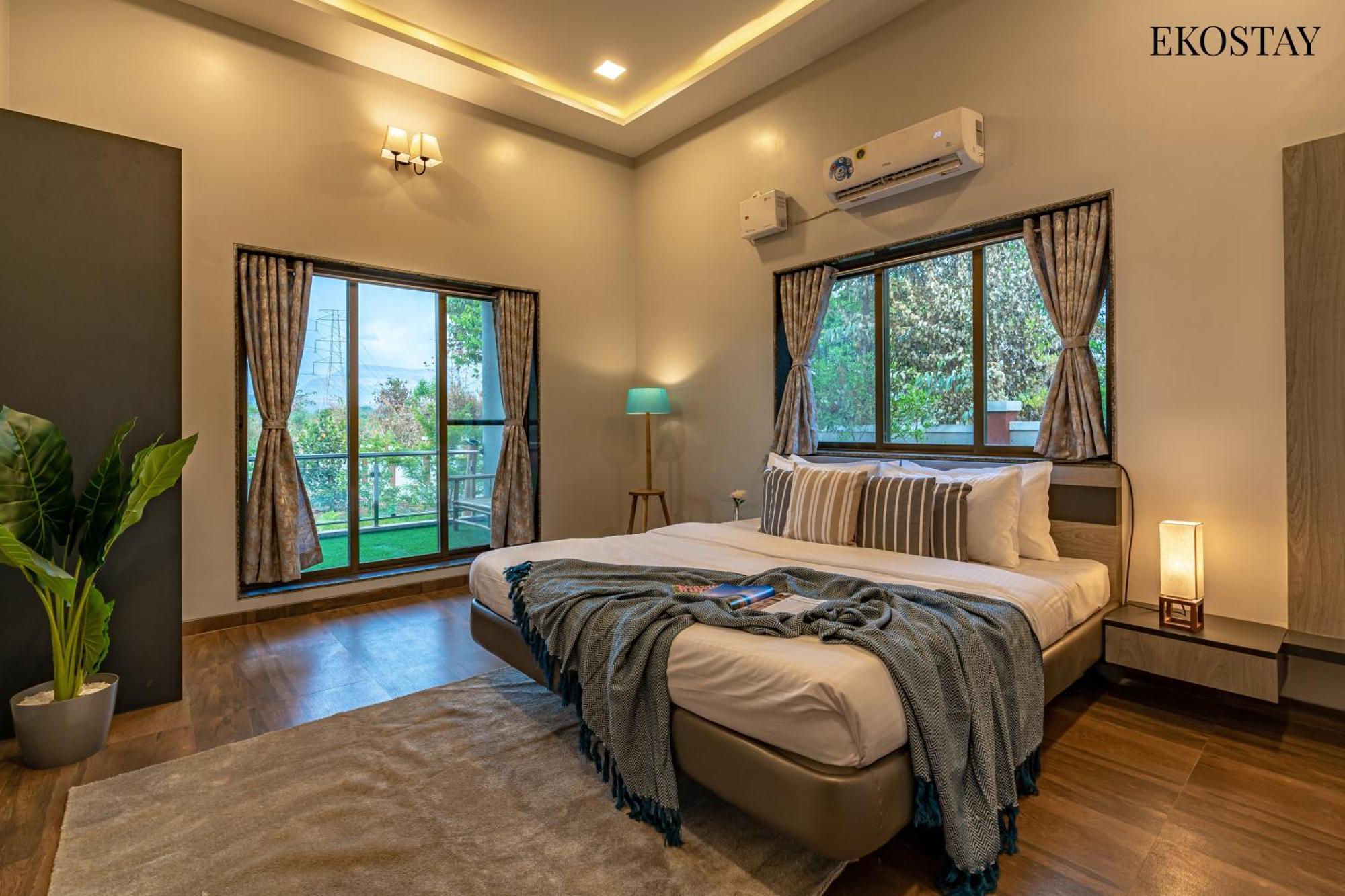Ekostay Gold Palm Estate I Cricket Turf I Rain Dance I 2 Acre Property Karjat Exterior photo